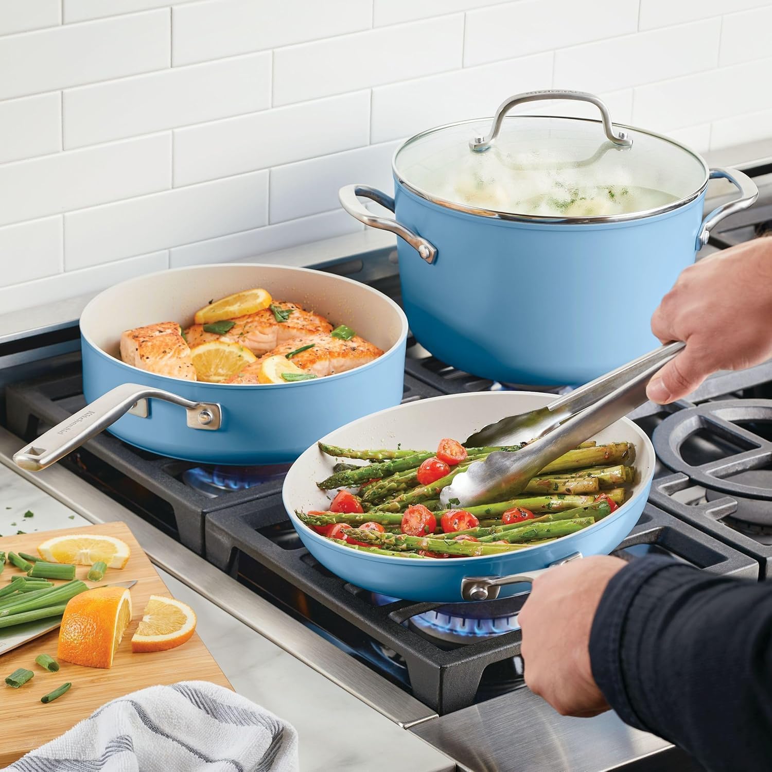 High-Quality Nonstick Cookware Set for Professional Use