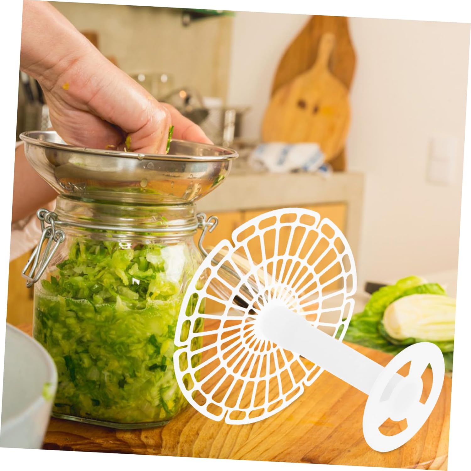 High-Quality Wide Mouth Jars - Pressure-Plate Pickling Tool