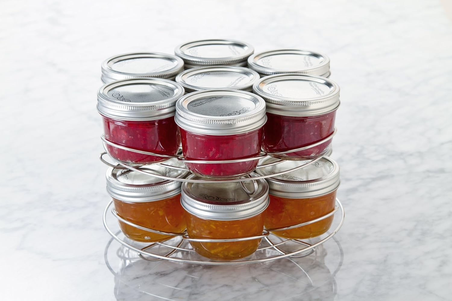 Premium Reversible Stainless Steel Canning Rack for Home Use