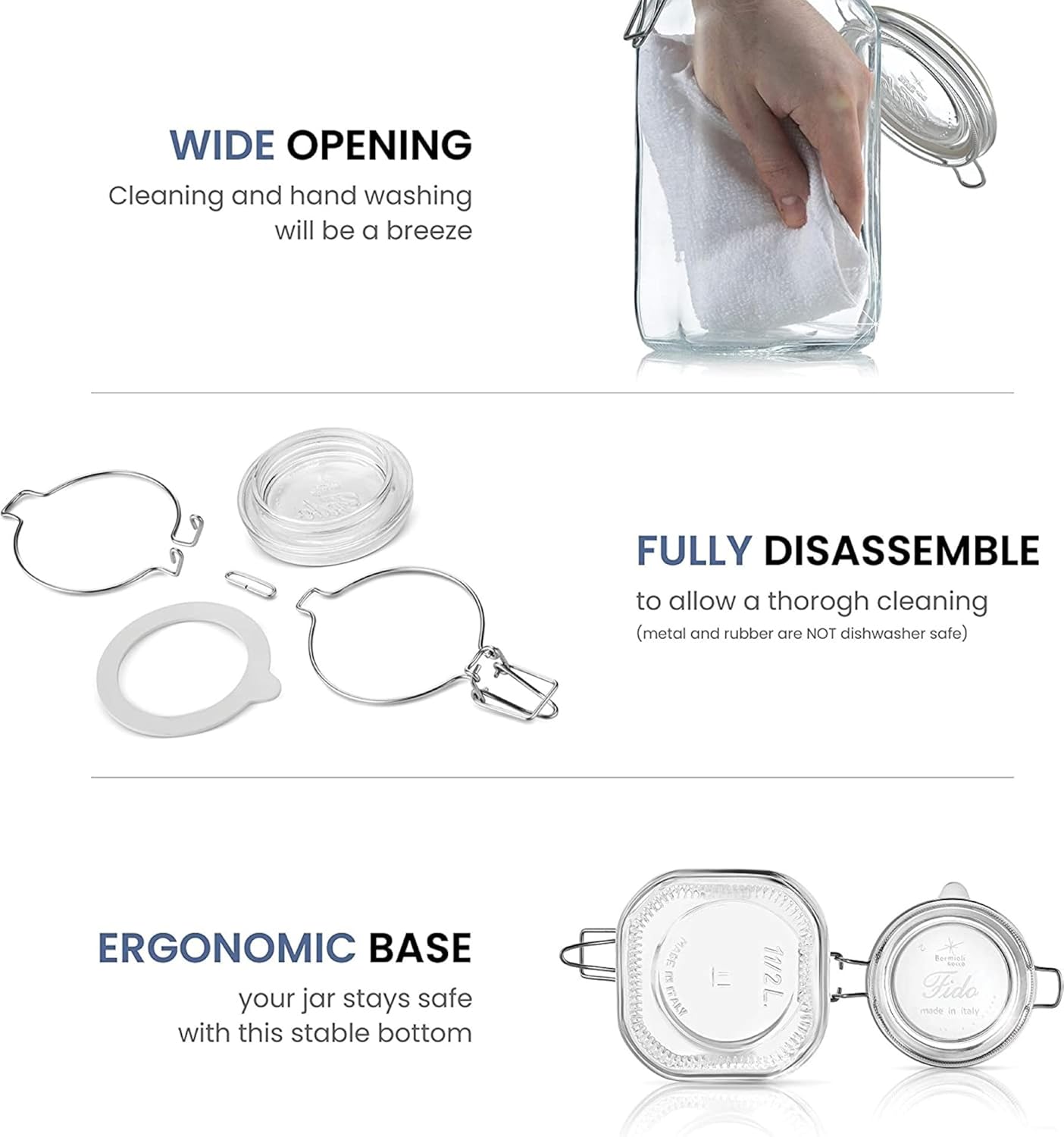 Bormioli Rocco 85MM Gasket Jar