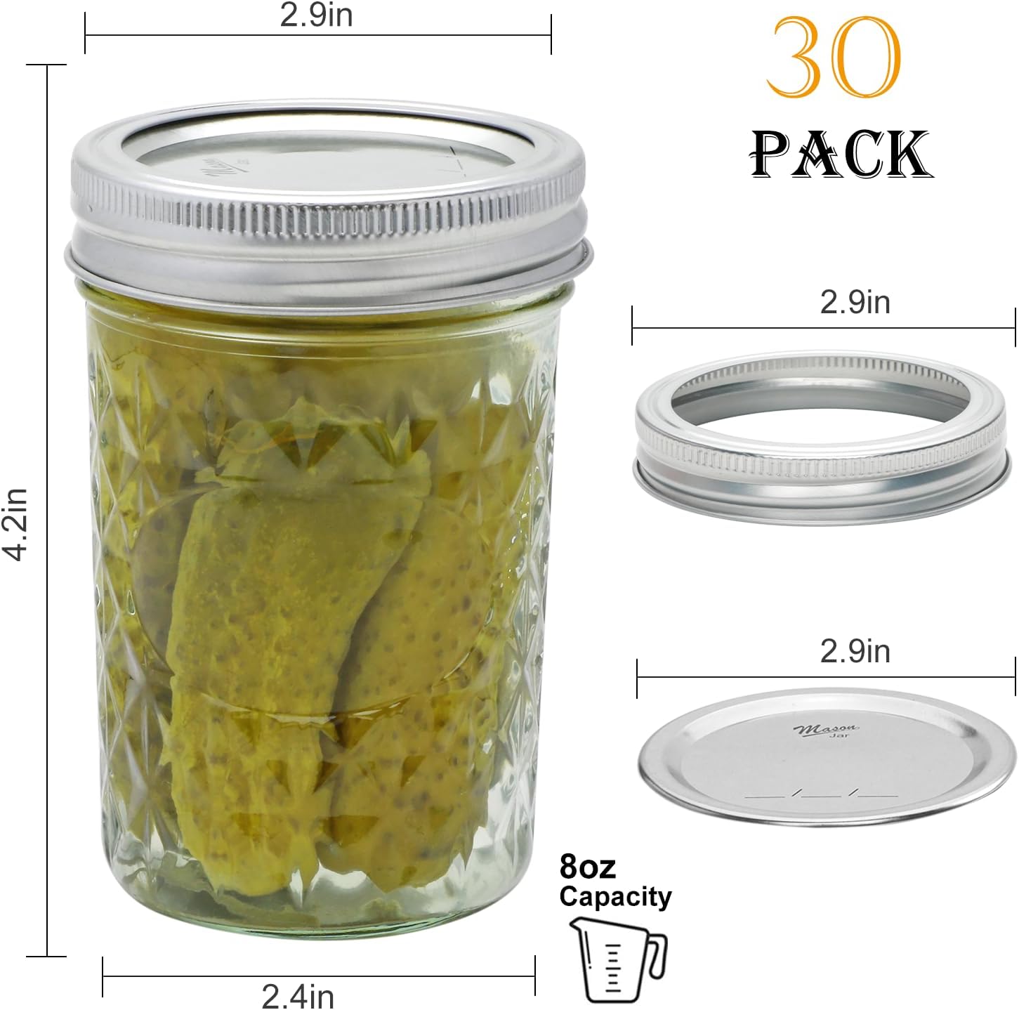 Simple Mason Jars Preserve