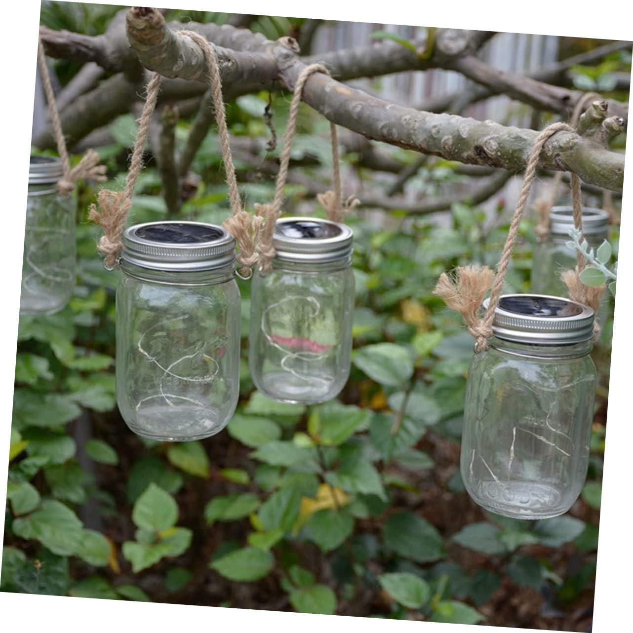 BESTOYARD 2 Set Mason Jar Hangers