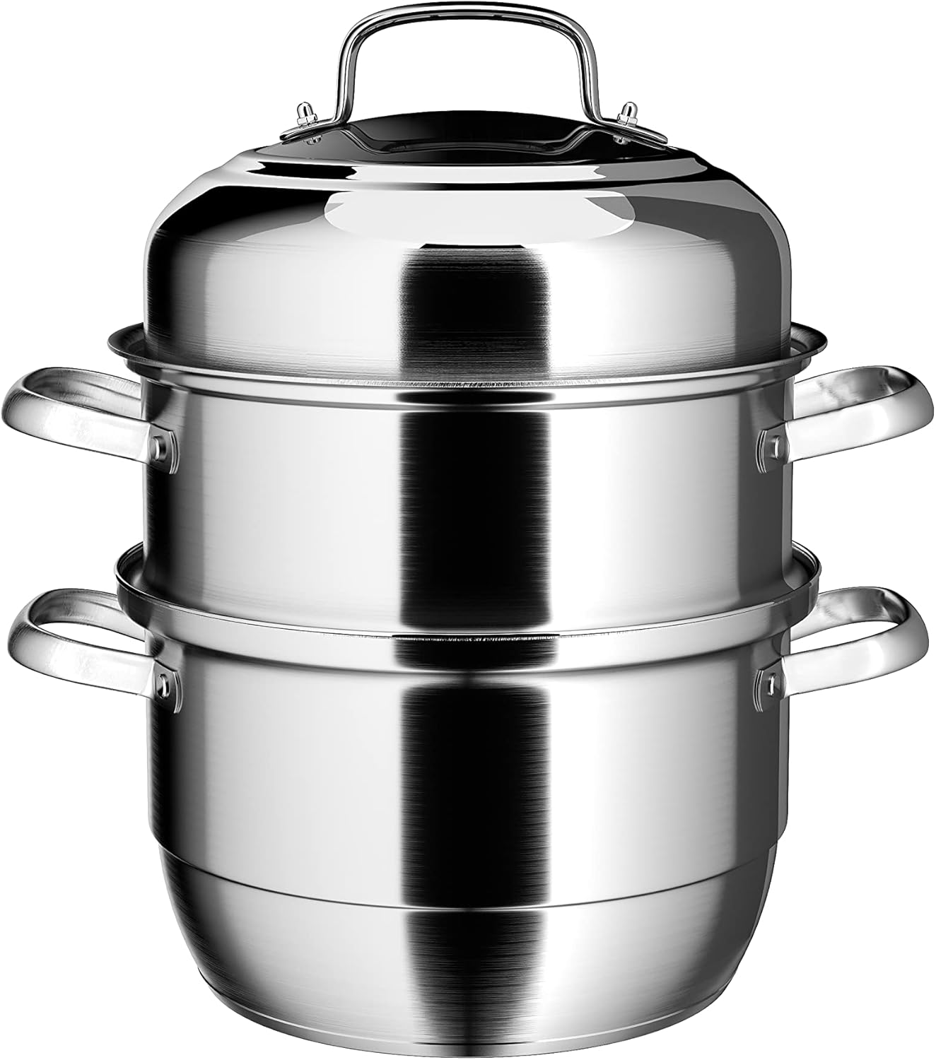 VENTION 34cm 3 Tier Steamer Pot for Dumplings and Buns