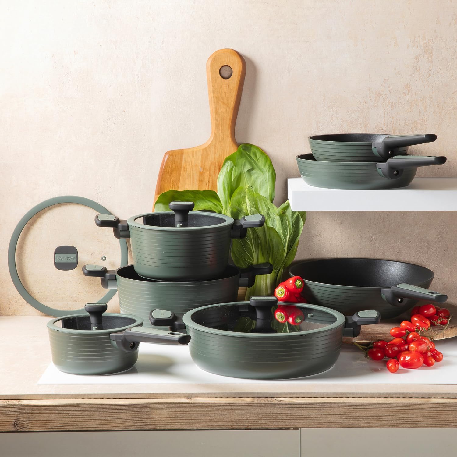 Complete Nonstick Cookware Set for Efficient Cooking