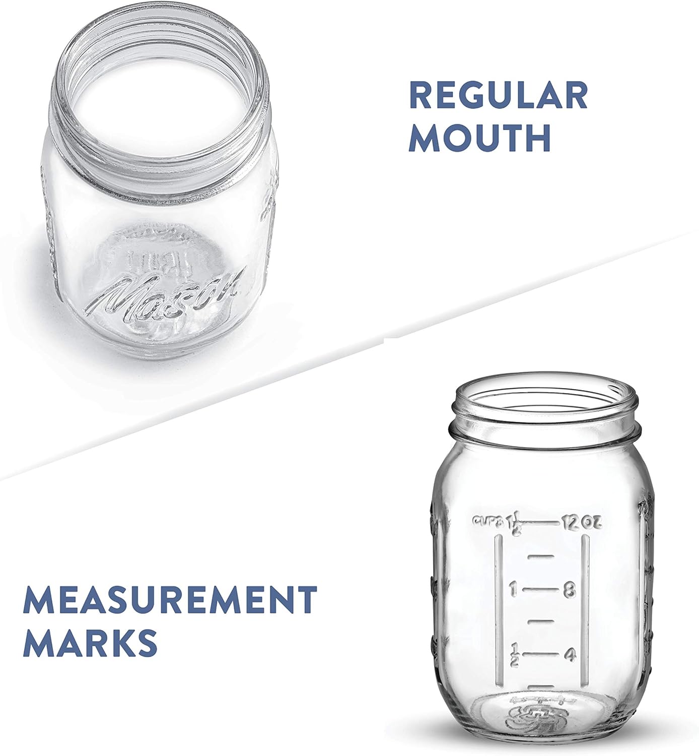 Paksh Novelty Mason Jars 6-Pack 16 oz - Preserve and Style Your Tables