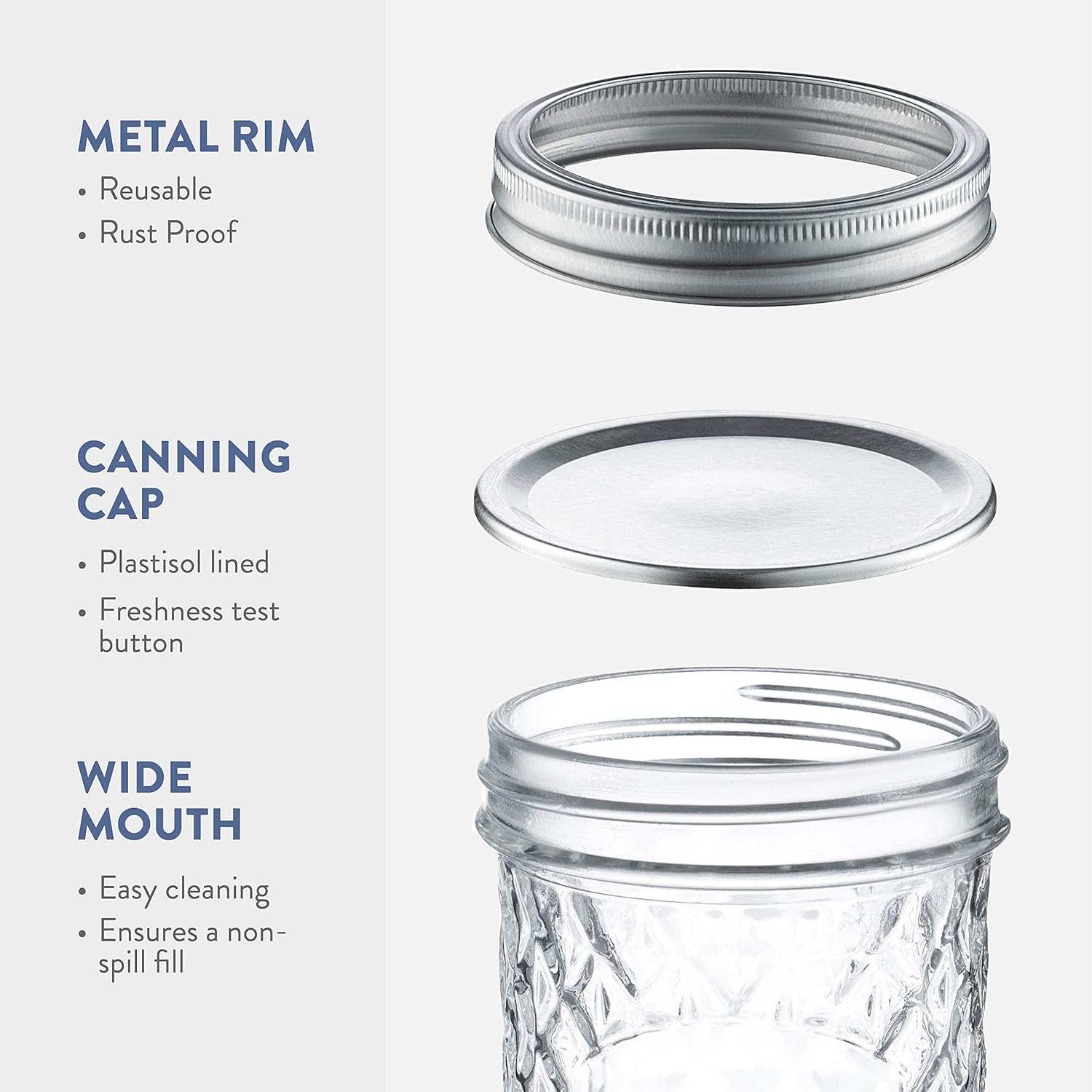 Sturdy Mason Jars for Pickling