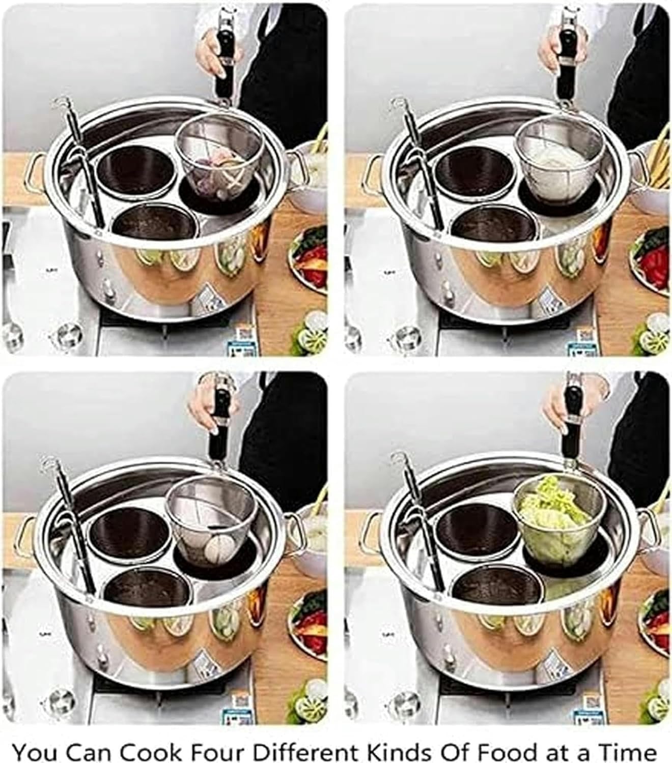 Stainless Steel Multi-Pot Set 345 Holes