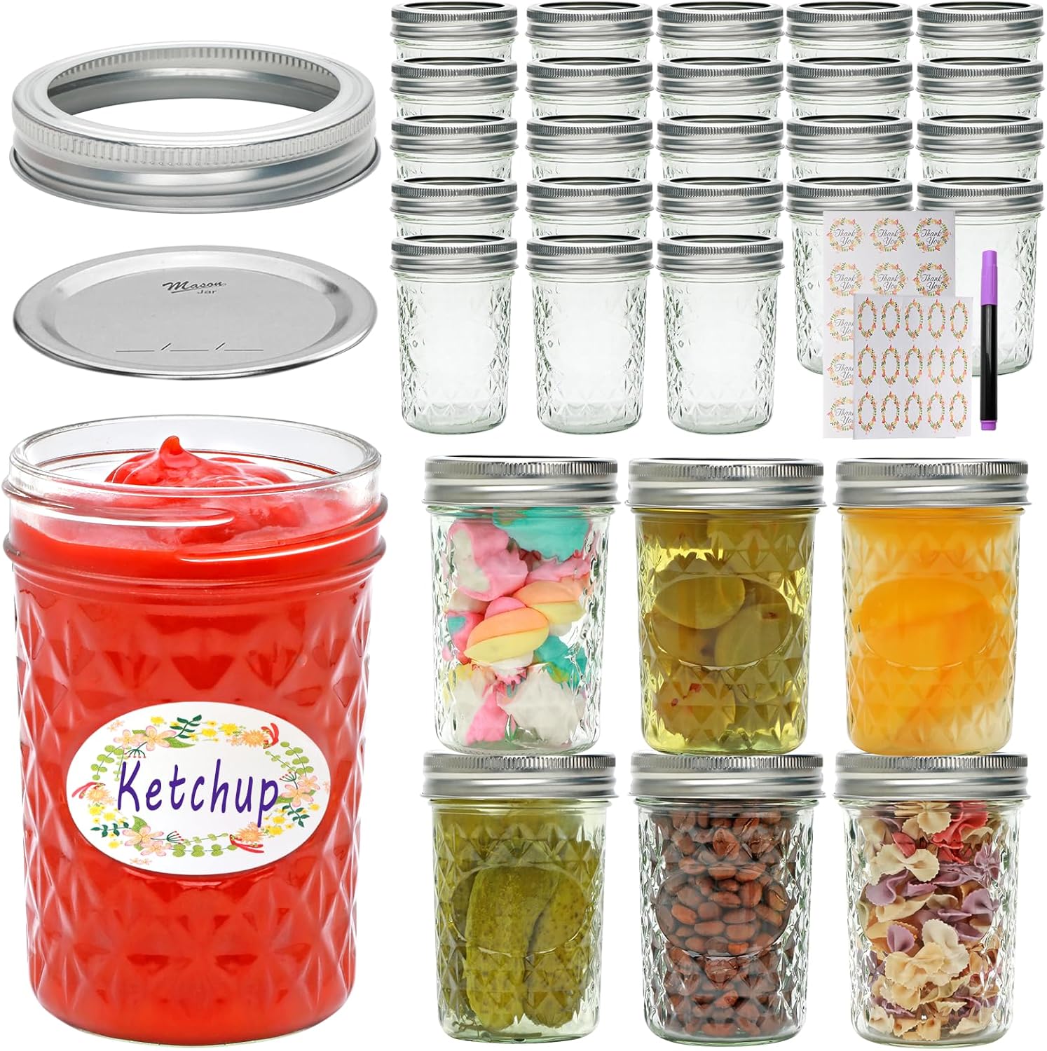 Simple Mason Jars Preserve