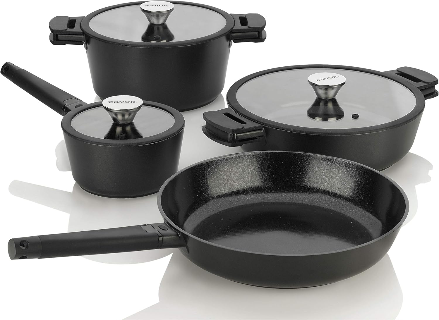 Zavor Noir 7-Piece Cookware Set - Modern Premium