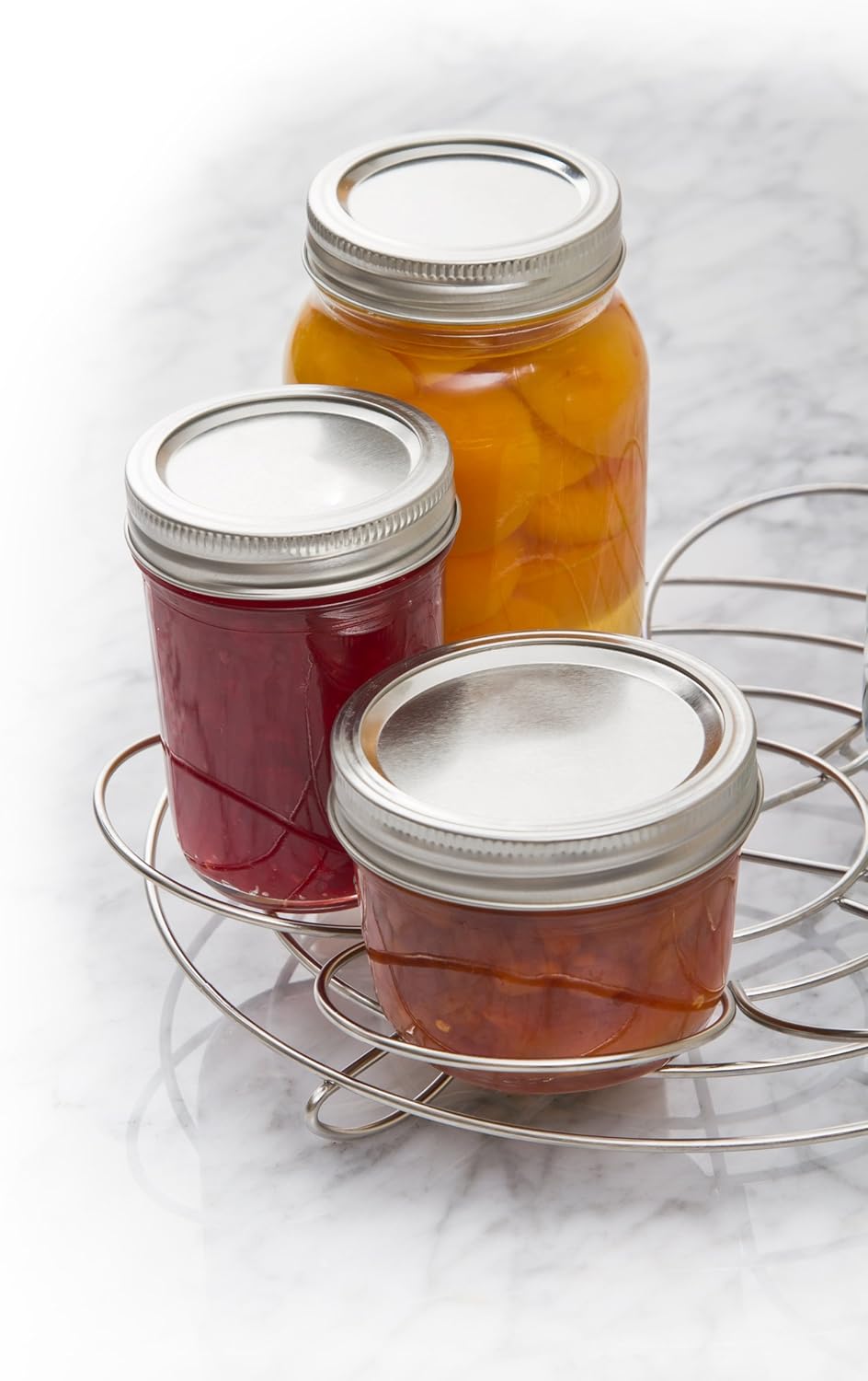 Premium Reversible Stainless Steel Canning Rack for Home Use