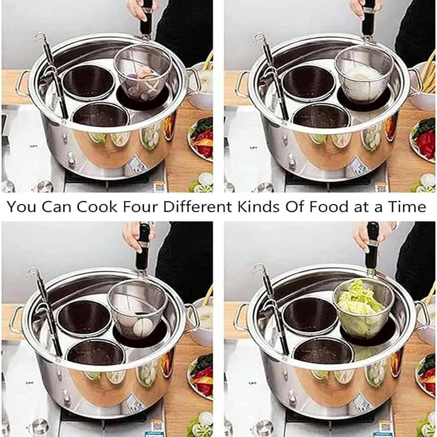 WZGLod 5-Hole Pasta Cooker Set
