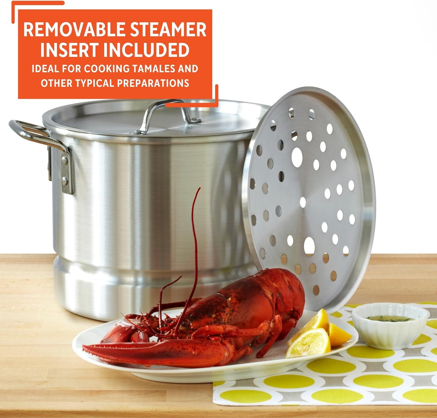 IMUSA Aluminum Steamer Set