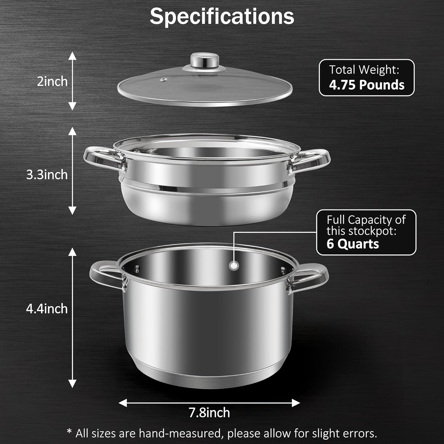Aufranc 4-Qt Steamer Pot