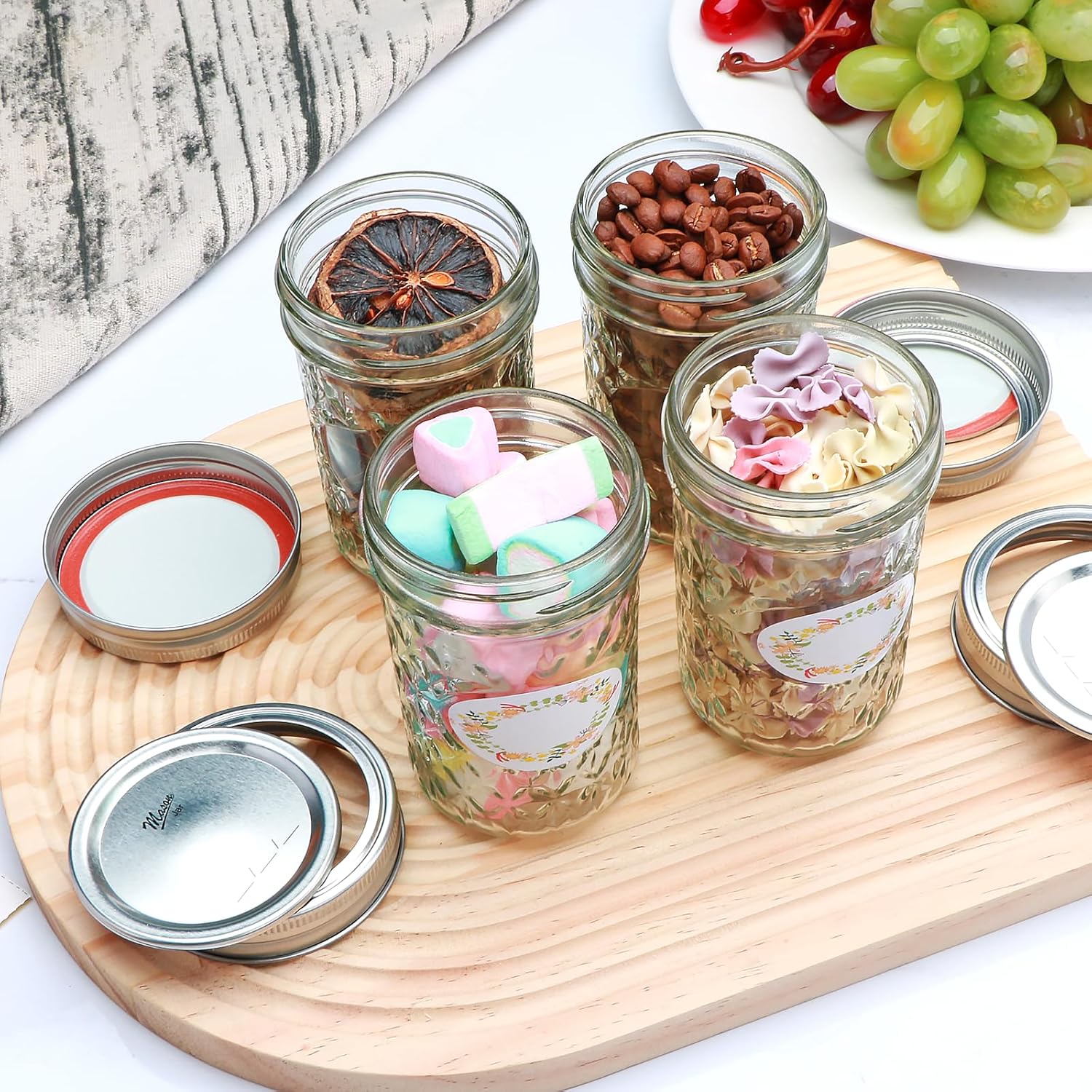 Simple Mason Jars Preserve
