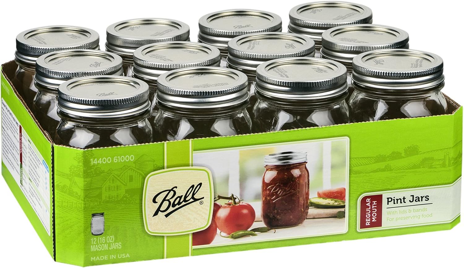 High-Quality Glass Canning Jars