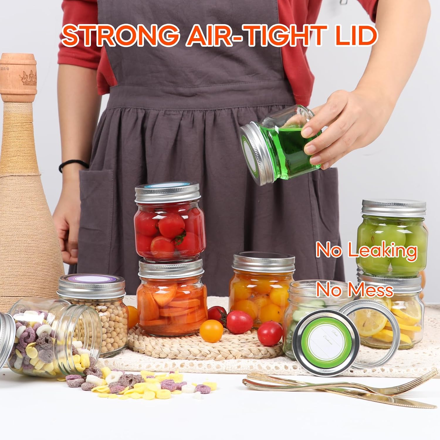 Perfect Mason Jars for Canning Pickling and More