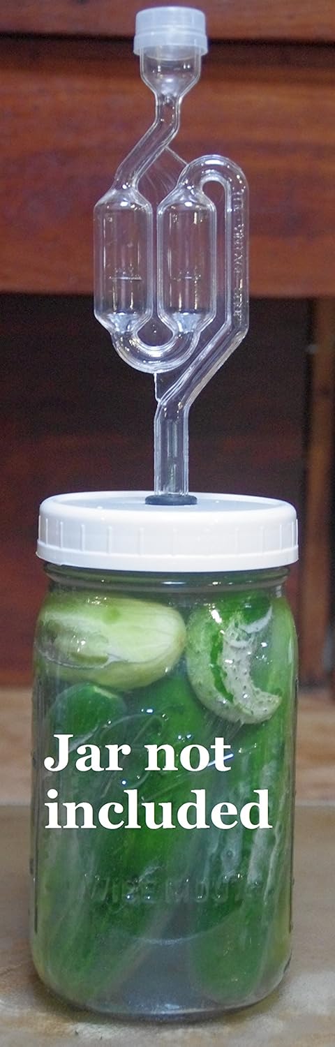 Picklemeister Fermentation Kit - Easy Wide Mouth Mason Jar Kit
