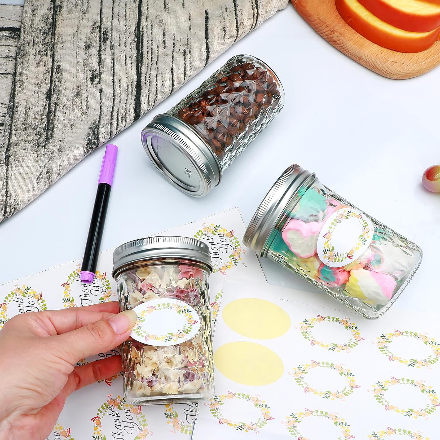 Simple Mason Jars Preserve