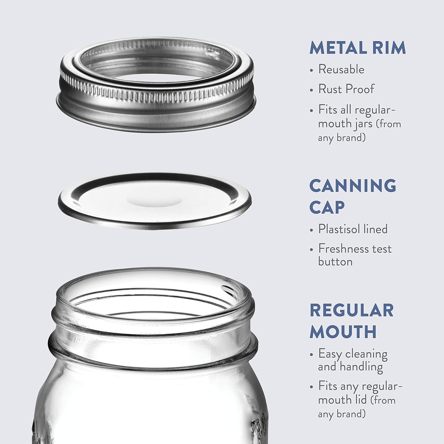 Paksh Novelty Mason Jars 6-Pack 16 oz - Preserve and Style Your Tables