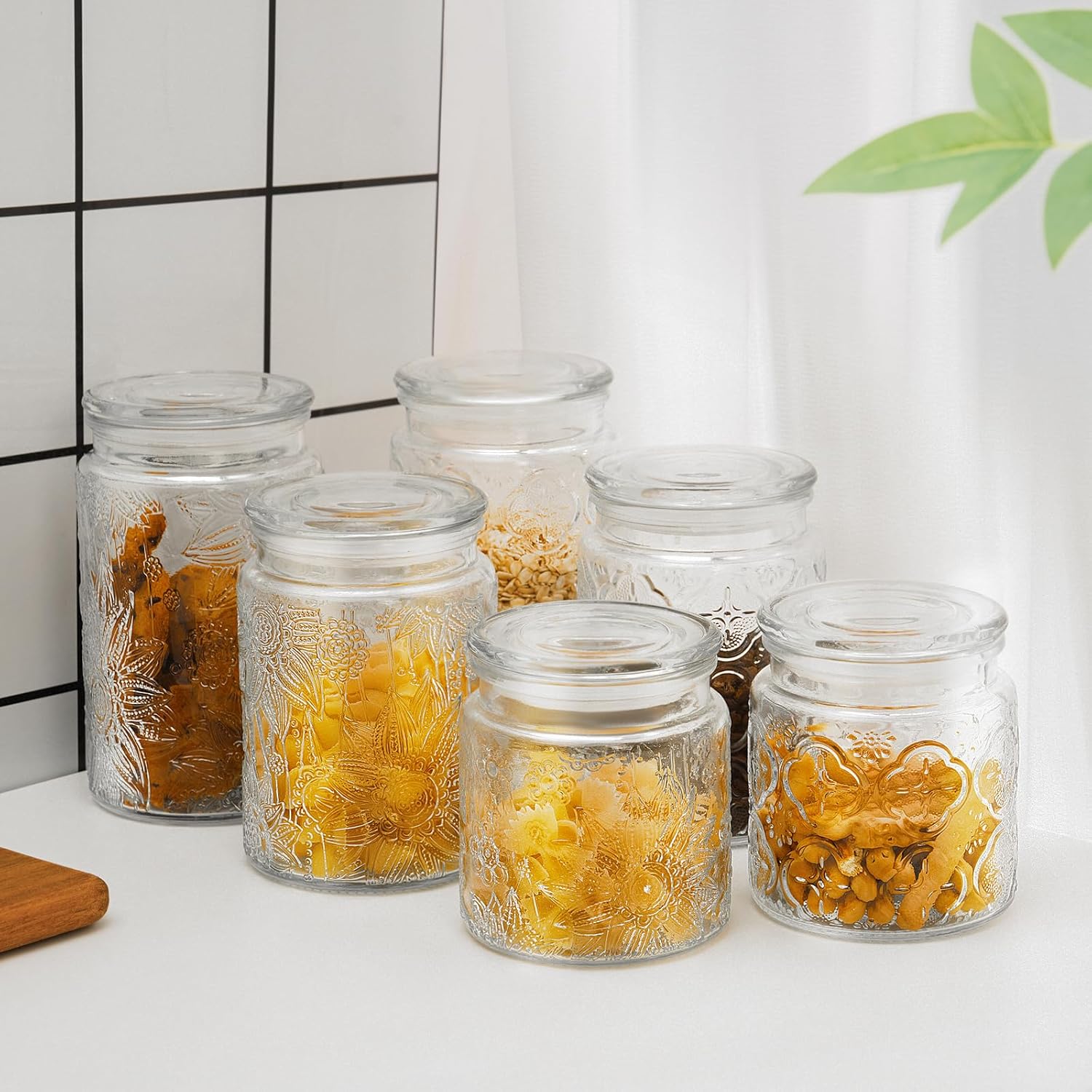 Adorable 32oz Mason Jars x2 Perfect for Storage Gifting