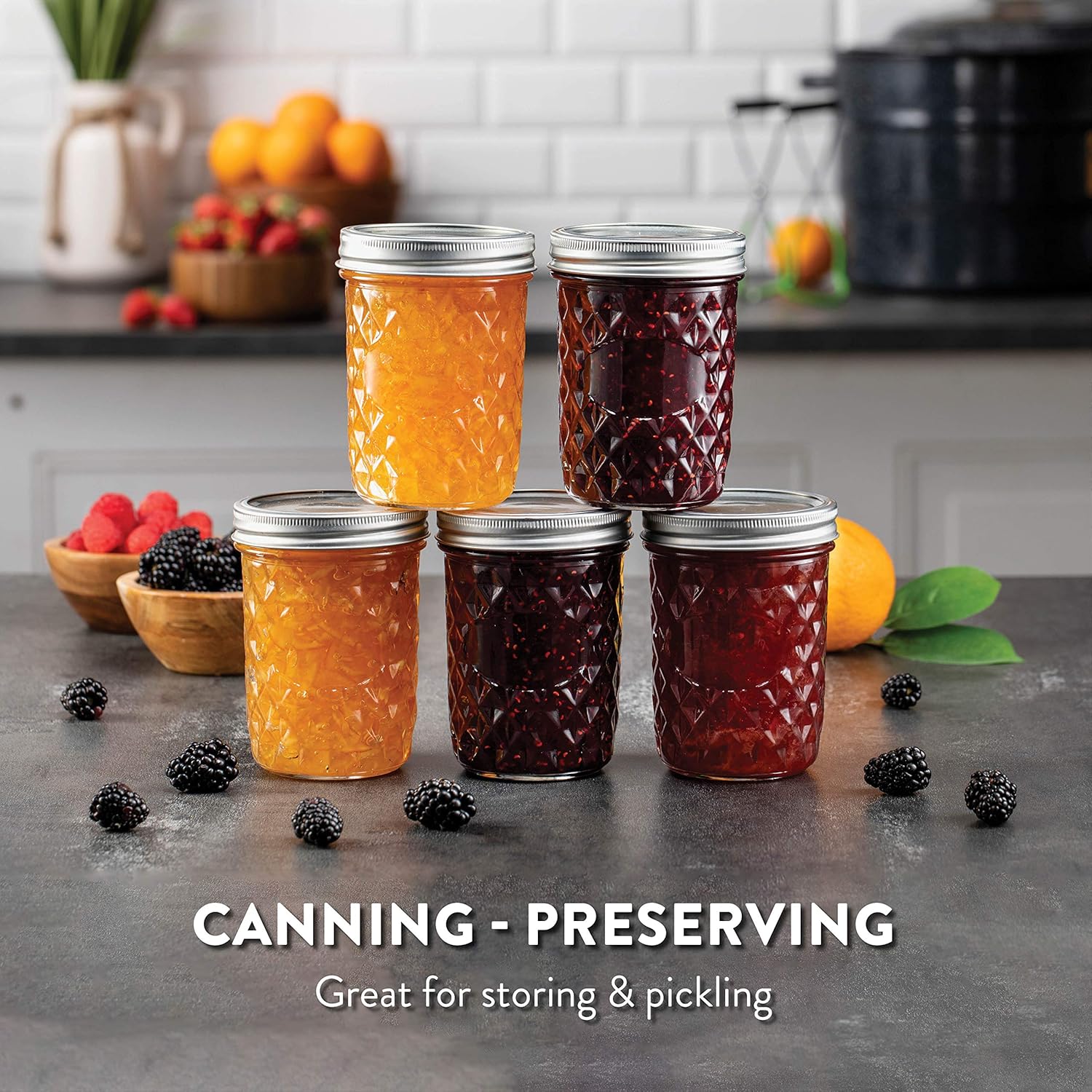 Sturdy Mason Jars for Pickling