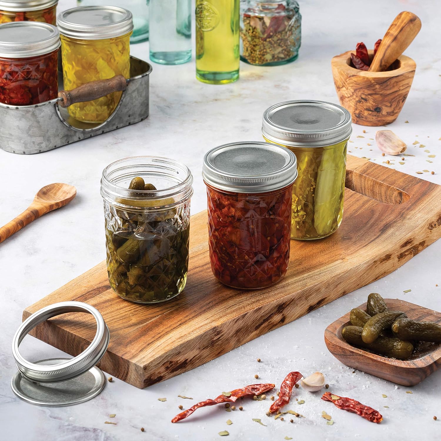Sturdy Mason Jars for Pickling