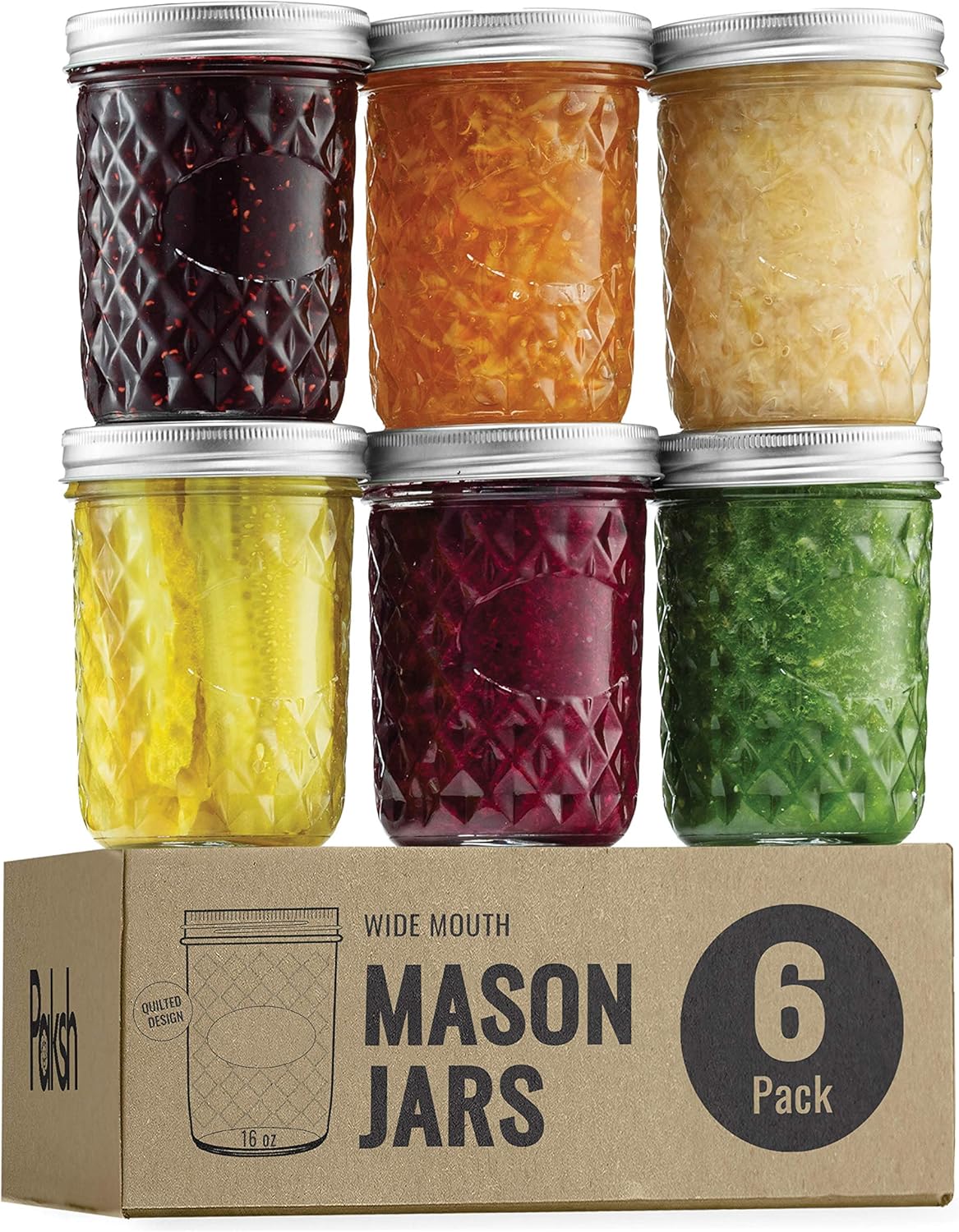 Sturdy Mason Jars for Pickling