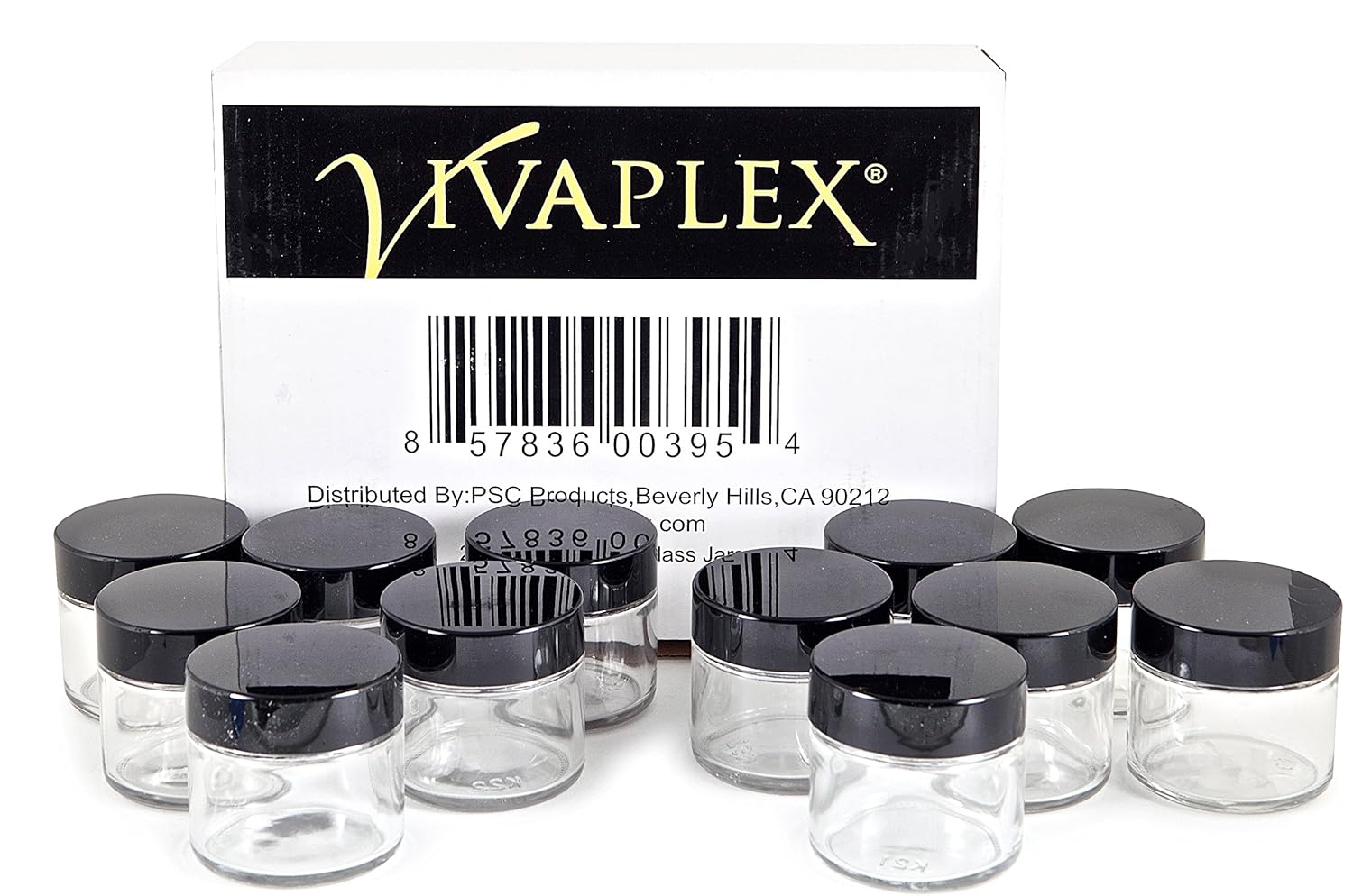 Vivaplex Travel-friendly Glass Jars