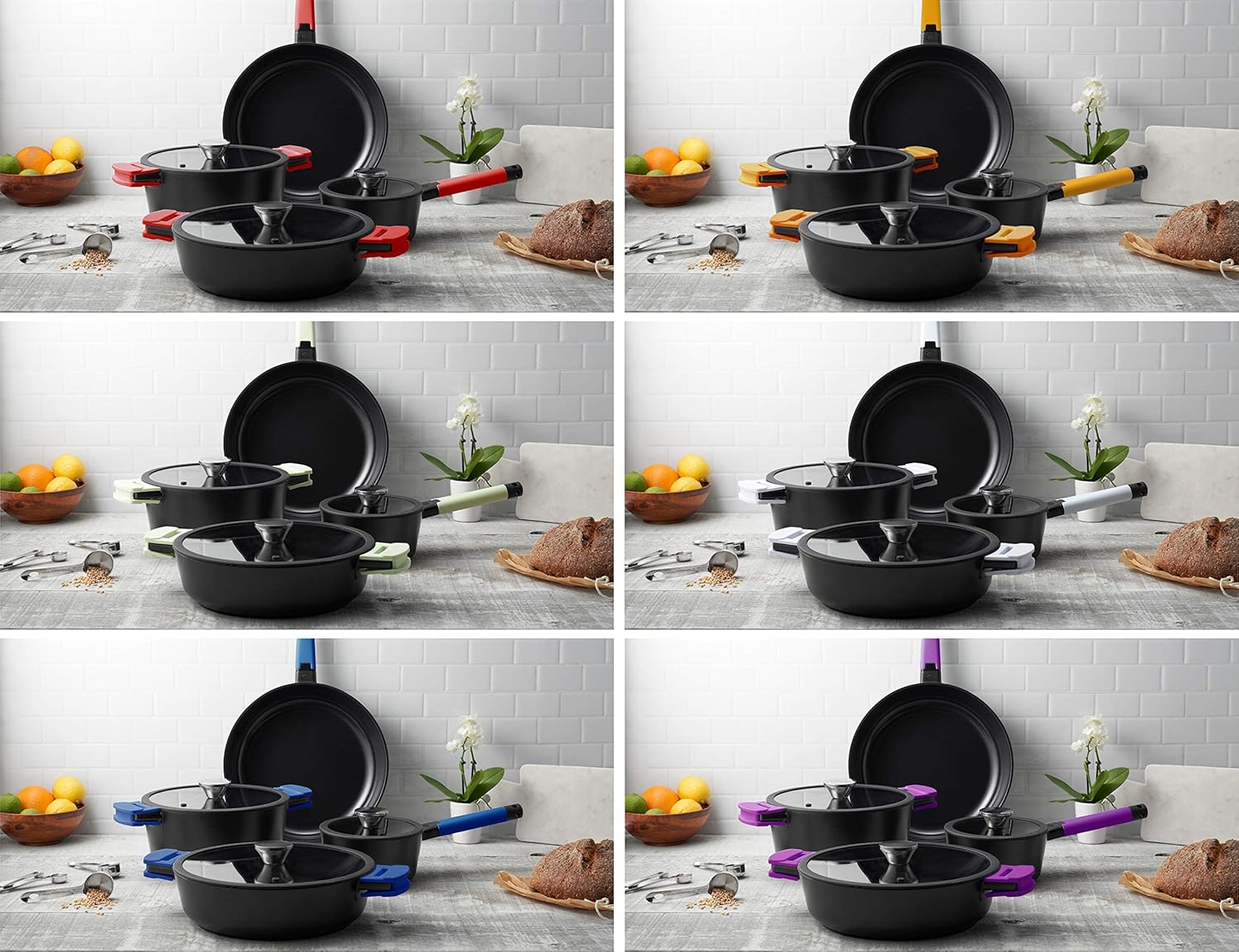 Zavor Noir 7-Piece Cookware Set - Modern Premium